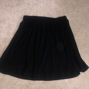 Black skater skirt